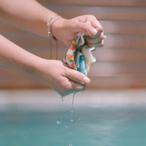 Eco-Friendly Swedish Dishcloths - Cabin on Lake Set of 3 (Paper Towel Replacements)