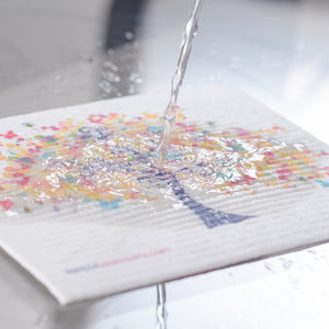 Eco-Friendly Swedish Dishcloths - Coffee and Sweets Set of 3 (Paper Towel Replacements)