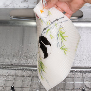 Panda in Tree Set of 3 Paper Towel Replacements | Swededishcloths