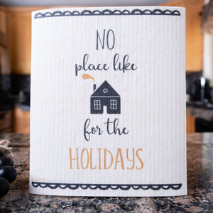 Home for the Holidays Set of 3 (One of each design) Paper Towel Replacements | Swededishcloths