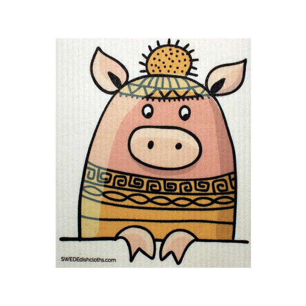 Peeking Pig One cloth Swedish Dishcloths | ECO Friendly Absorbent Cleaning Cloth