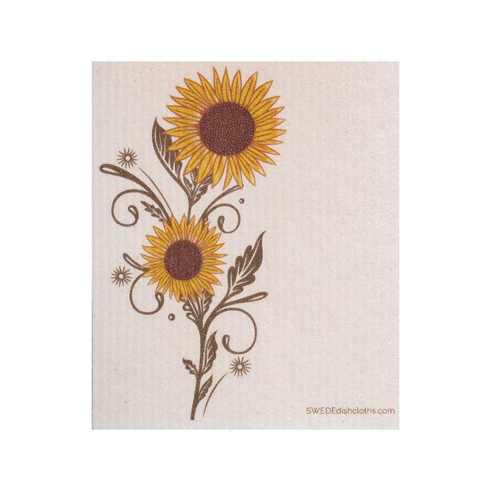 Sunshine Sunflower One Swedish Dishcloth - SWEDEdishcloths.com