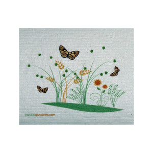 Swedish Dishcloth One Swedish Dishcloth 3 Spring Butterflies Design - 1